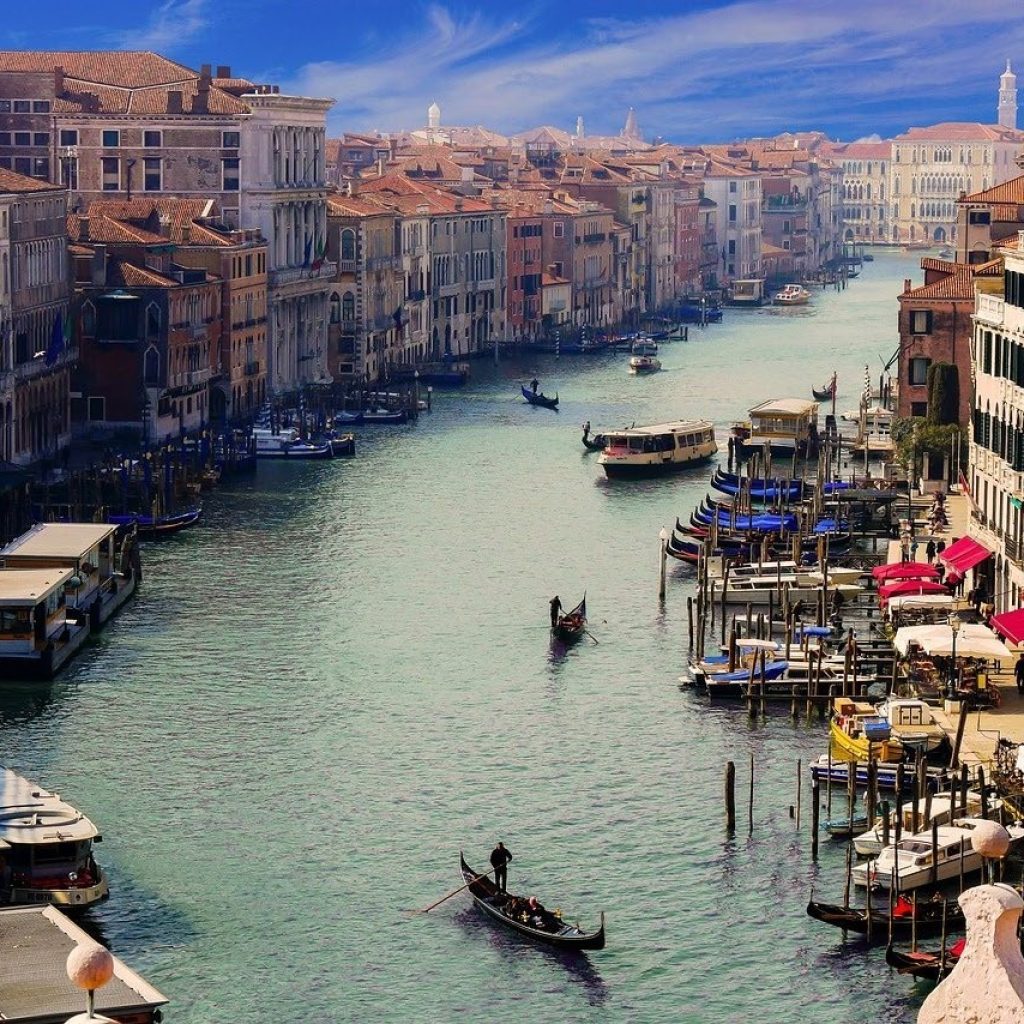 Voyager en Europe - grand canal de Venise